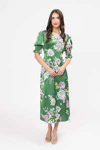 Clearance Clothing: Seeking Lola Florence Dress - Kelly Satin