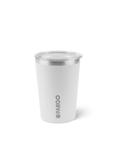 Pargo 12oz Insulated Coffee Cup - White