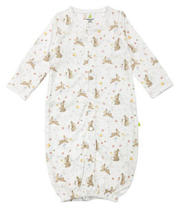 Imababywear Convertible Sleepsuit - Honey Bunny