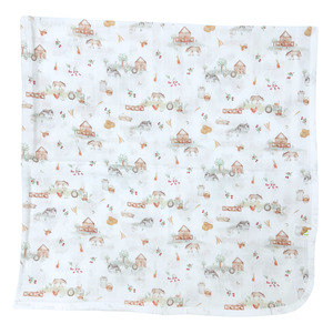 Baby Gifts: Imababywear Muslin Wrap - Little Farm
