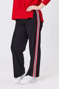 Lemon Tree Designs: Lemon Tree Chloe Pant Black - Red Stripe