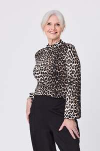 Lemon Tree Designs: Lemon Tree Evie Top - Leopard Print