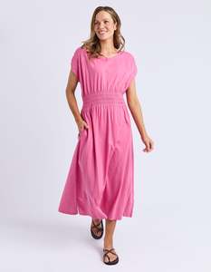 60 Rack: Elm Nelle Midi Dress - Chateau Rose