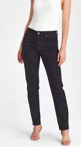 Junkfood Jeans: Junkfood Jeans Kailey Black Short Stuff Jean