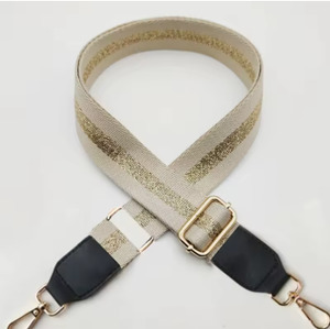 Fresh Accessories Bag Strap - Taupe Gold