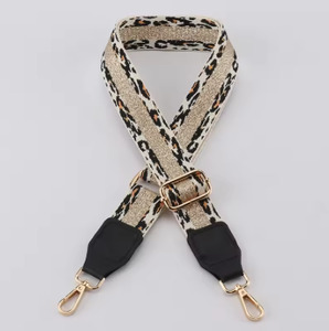 Freshx: Fresh Accessories Bag Strap - Gold Leopard Edge