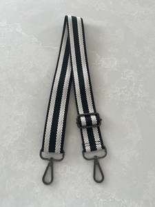 Fresh Accessories Bag Strap - Black/White