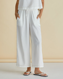 Betty Basics Copacabana Relax Pant - White