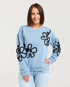 Clothing: Seduce Aurelia Sweat - Blue
