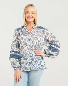 Clothing: Seduce Willow Blouse - Porcelaine