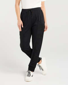 Seduce Drop Pocket Pant - Black