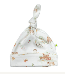 Baby Gifts: Imababywear Knotted Beanie - Little Farm