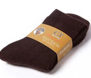 Fresh Accessories - Wool Blend Socks Chocolate
