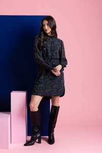 Leila Luca: Leila + Luca  Honey Dress - Navy Dream