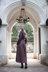 Humidity Lifestyle: Humidity Celeste Dress - Cocoa