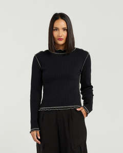 Et Alia: Et Alia Isla Top - Black