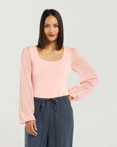 Et Alia: Et Alia Lucy Top - Blush