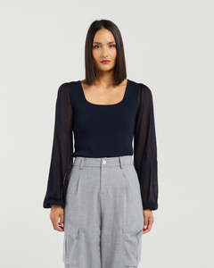 Et Alia: Et Alia Lucy Top - Ink