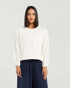 Et Alia Sienna Top - Blanc Pleat