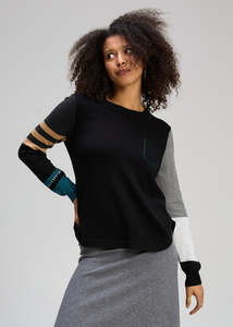 Zaket Plover: Zaket & Plover Pocket Detail Jumper - Black