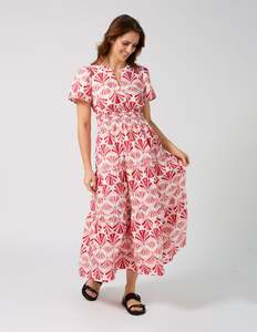 Stella Gemma Stock Take Clearance: Stella + Gemma Vittoria Dress - Sorbet in Sicily