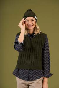 Charlie Jane Arthurs Pass Vest - Khaki