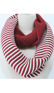 Frontier: Frontier Snood Two Tone Knit Merlot
