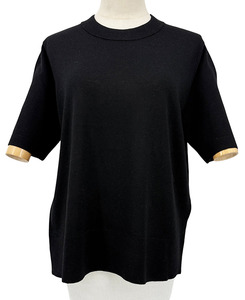 Frontier Trading Black Knit Tee O/S