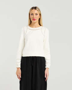 Et Alia Odette Top - White