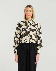 Et Alia Margo Shirt - Midnight Meadow