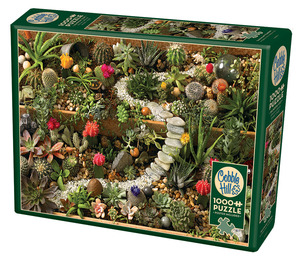 Gifts For Her: Logical Succulent  Garden 1000 Piece Puzzle