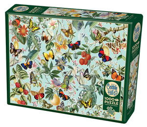 Gifts For Her: Logical Fruit & Flutterbies 1000 Piece Puzzle