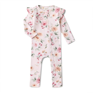 Snuggle Hunny Birds & Blooms Romper Suit 0-3months