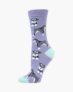 Socks: Bamboozld Womans Socks - Schnauzer (size 2 - 8)