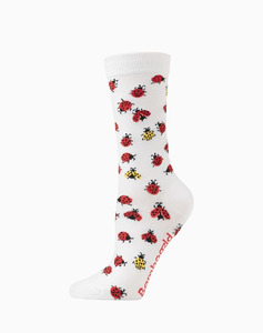 Socks: Bamboozld Womans Socks - Ladybug (size 2 - 8)