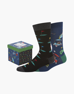 Bamboozld Mens Socks - Mulligan Golf 2 pack