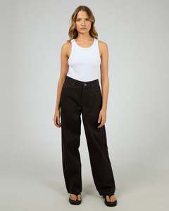 Silent Theory Jade Baggy Jean - Chocolate