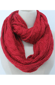 Frontier Snood Cable Knit Sorbet