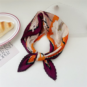 Fresh Accessories Neck Scarf Pleated - Merlot