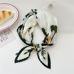 Fresh Accessories Neck Scarf Pleated - Dark Khaki