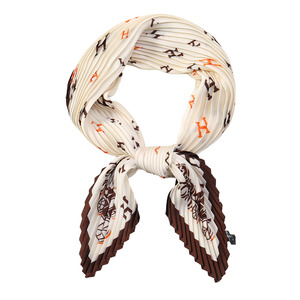 Fresh Accessories Neck Scarf Pleated - Chocolate Orange