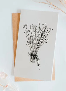 TS with Love Rectangle Card - Bouquet