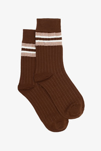 Socks: Antler socks - Cocoa Glimmer