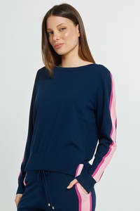 Betty Basics Lenore Sweater - Navy