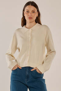 Betty Basics Rosie Cardigan - Cream