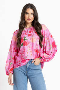 Clothing: Leila + Luca Reliable Top - Magenta Magic