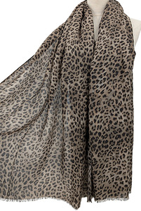 Frontier Scarf - Leopard Beige