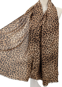 Frontier Scarf - Leopard Tan