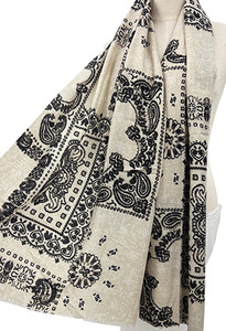 Frontier Scarf - B/W Stencil