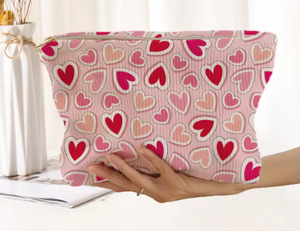 FA Make up Bag Cord Heart